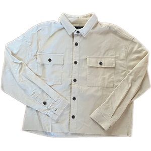 Cropped Lightweight Corduroy Jacket